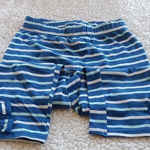 Basic Editions Blue and White Leggings